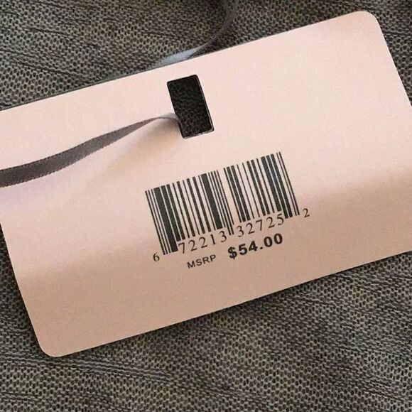 Essentials by Milano Taupe Gauzy Knit Stud Embellished Lightweight Short Sleeve - Picture 13 of 14